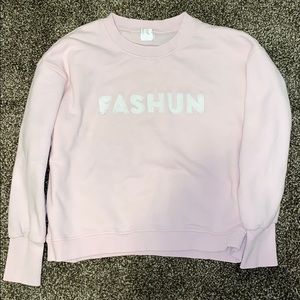 Sarah’s Day Fashun sweatshirt